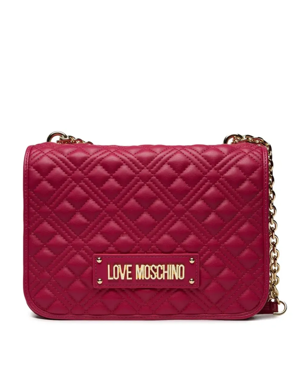 Borsa a spalla donna “Love Moschino” JC4000PP0DLA0751 Collezione Primavera/Estate 2025 – Blu/Fucsia/Nero
