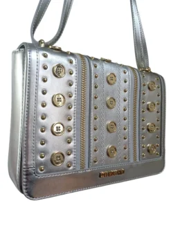 Borsa a spalla donna “Love Moschino” JC4153PP1FLU0902 Collezione Primavera/Estate 2025 – Argento