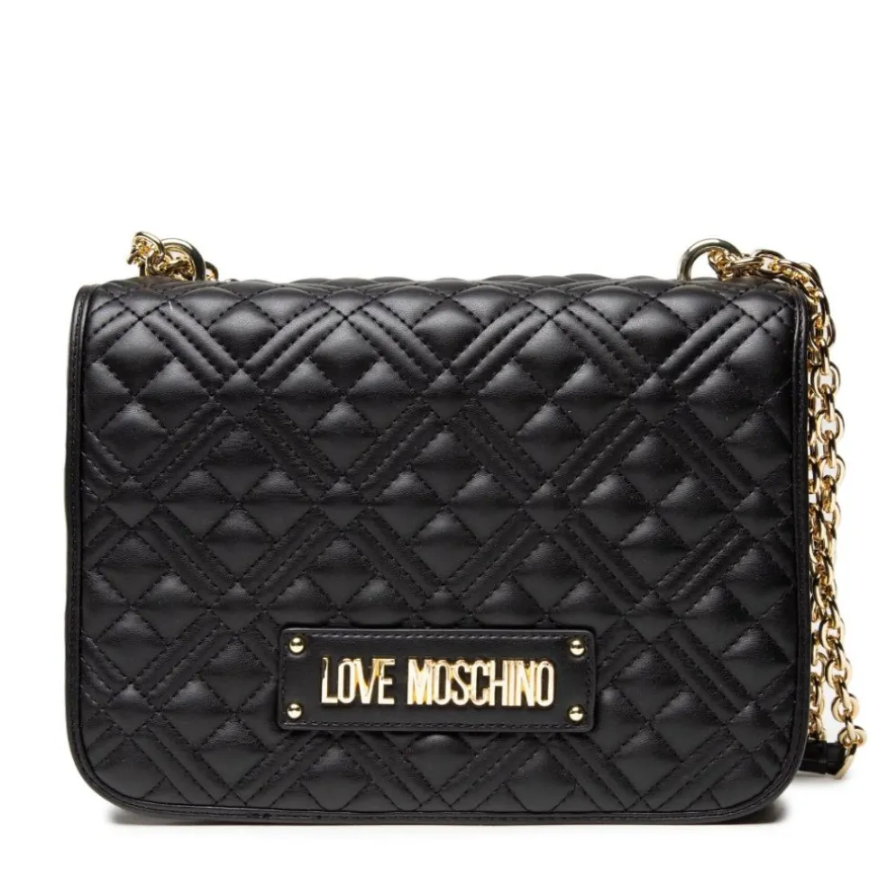 Borsa a spalla donna “Love Moschino” JC4000PP0DLA0751 Collezione Primavera/Estate 2025 – Blu/Fucsia/Nero