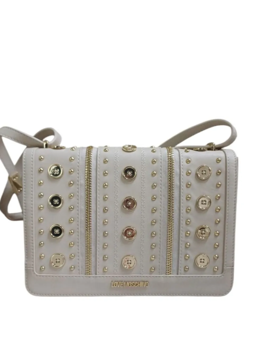 Borsa a spalla donna “Love Moschino” JC4153PP1FLU0110 Collezione Primavera/Estate 2025 – Avorio
