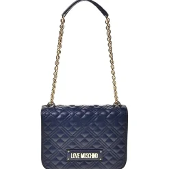 Borsa a spalla donna “Love Moschino” JC4000PP0DLA0751 Collezione Primavera/Estate 2025 – Blu/Fucsia/Nero