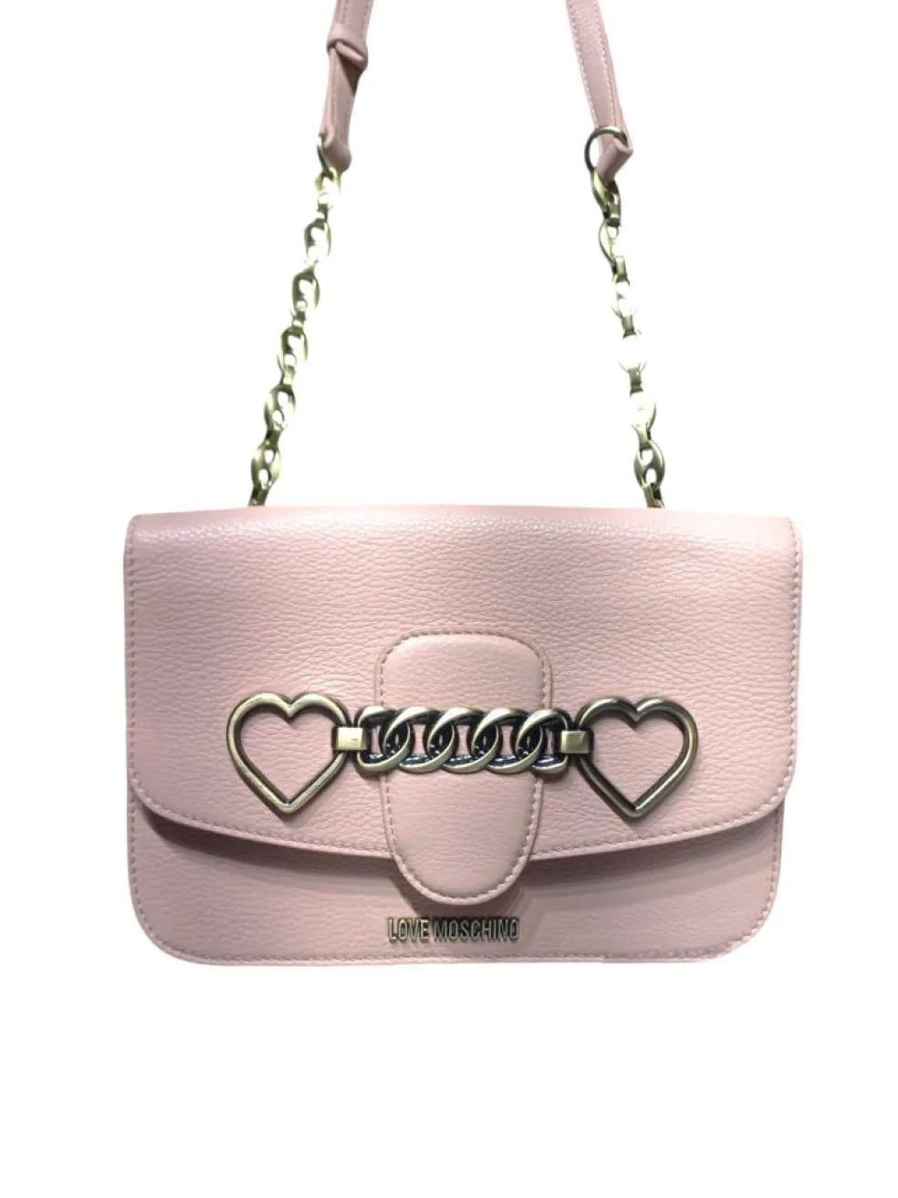 Borsa a tracolla donna “Love Moschino” JC4448PP0FKKW0601 Collezione Primavera/Estate 2025 – Cipria