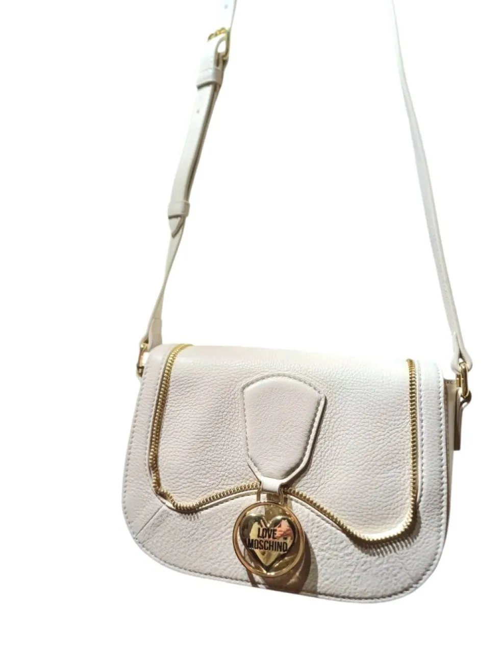 Borsa a tracolla donna “Love Moschino” JC4162PP1FLV1110 Collezione Primavera/Estate 2025 – Avorio