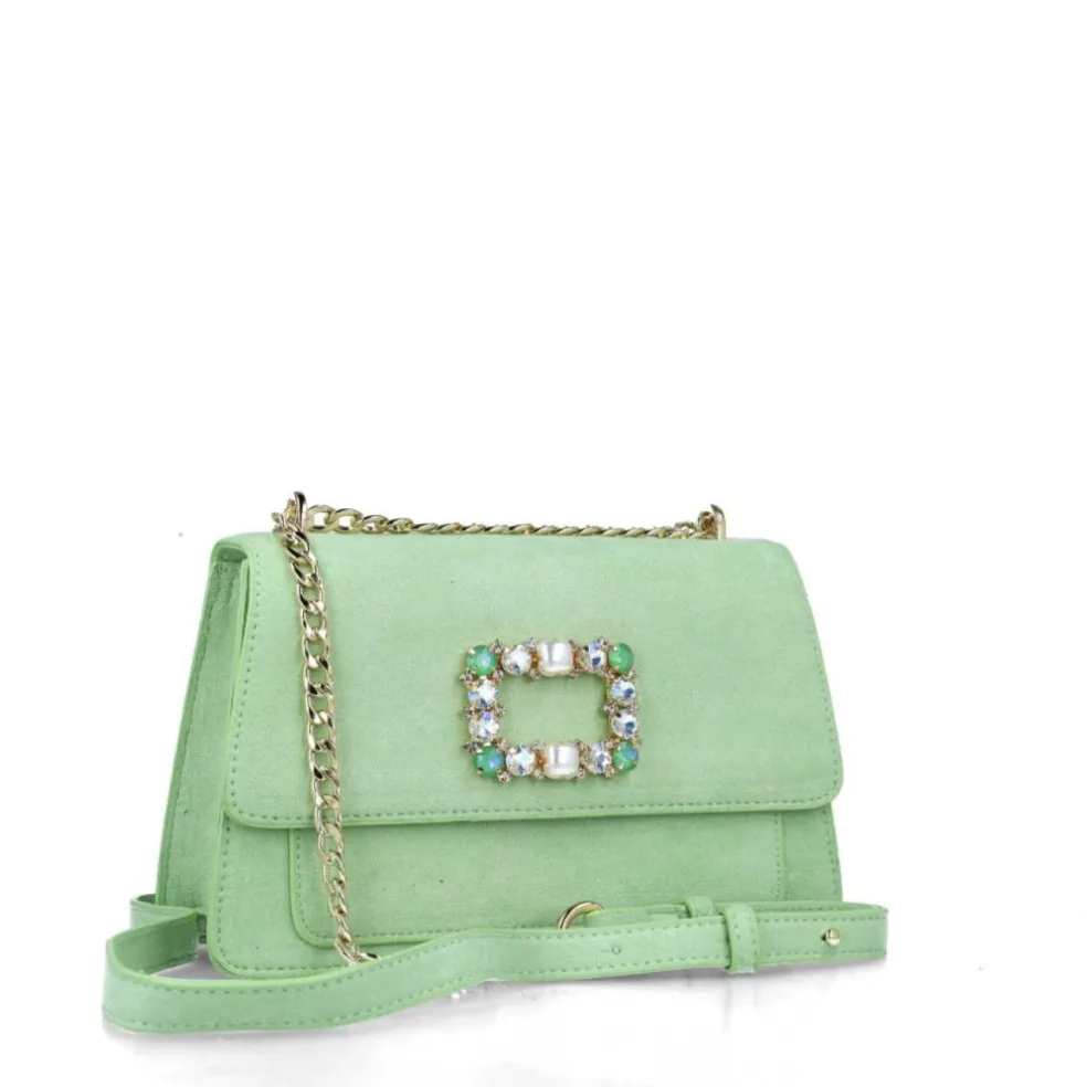 Borsa a Tracolla donna “Menbur” 852320057/14 Collezione Primavera/Estate 2025 – Verde Pastello/Giallo