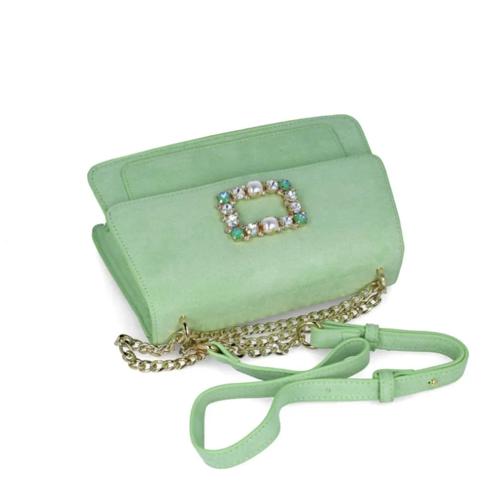 Borsa a Tracolla donna “Menbur” 852320057/14 Collezione Primavera/Estate 2025 – Verde Pastello/Giallo