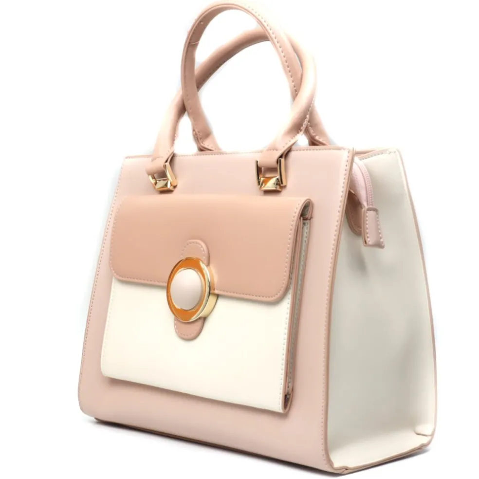 Borsa Donna a Mano e A Tracolla “Menbur” 856270097 Collezione Primavera/Estate 2025 – Rosa Cipria/Beige e Tortora
