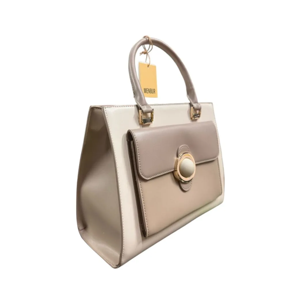 Borsa Donna a Mano e A Tracolla “Menbur” 856270097 Collezione Primavera/Estate 2025 – Rosa Cipria/Beige e Tortora