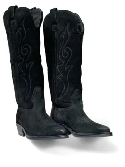 Camperos donna “Carmens” KELLY WEST Collezione Autunno/Inverno 2024/2025 – Cioccolato/Nero