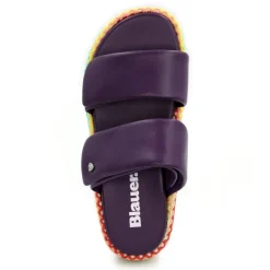 Ciabatte donna “Blauer” S4OPAL02/RAF Collezione Primavera/Estate 2025 – Viola/Bianco/Fucsia