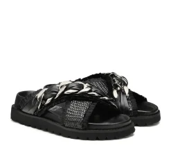 Ciabatte donna “Cult” CLW425300 Collezione Primavera/Estate 2025 – Nero