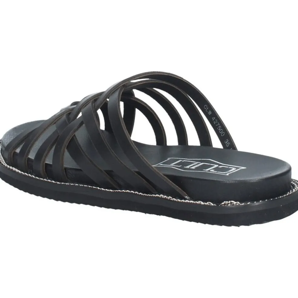 Ciabatte donna “Cult” CLW427500 Collezione Primavera/Estate 2025 – Nero