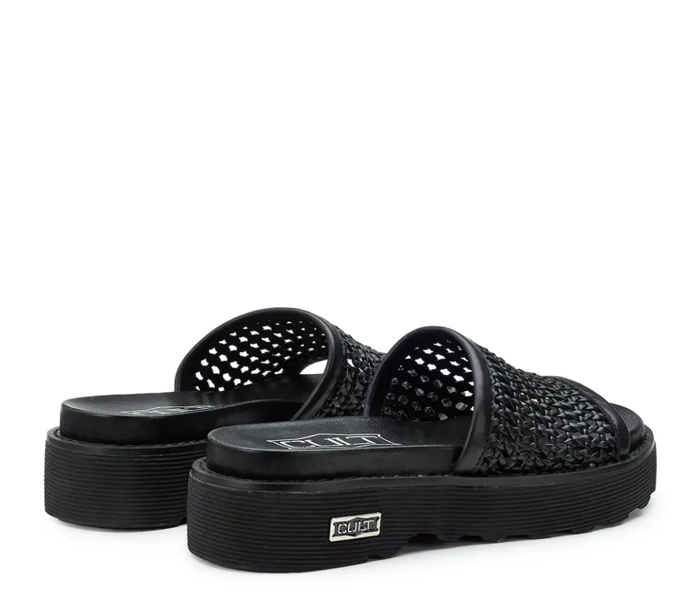 Ciabatte donna “Cult” CLW428800 Collezione Primavera/Estate 2025 – Nero