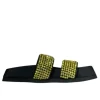 Ciabatte donna “Manufacture Dessai” BO1866 Collezione Primavera/Estate 2025 – Nero e giallo