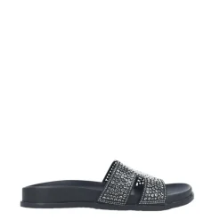 Ciabatte donna “Menbur” 25438 Collezione Primavera/Estate 2025 – Bianco/Nero