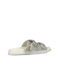 Ciabatte donna “Menbur” 24756 Collezione Primavera/Estate 2025 – Bianco e Argento