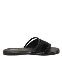 Ciabatte donna “Patrizia Pepe” PPJ284 Collezione Primavera /Estate 2025 – Bianco/Nero