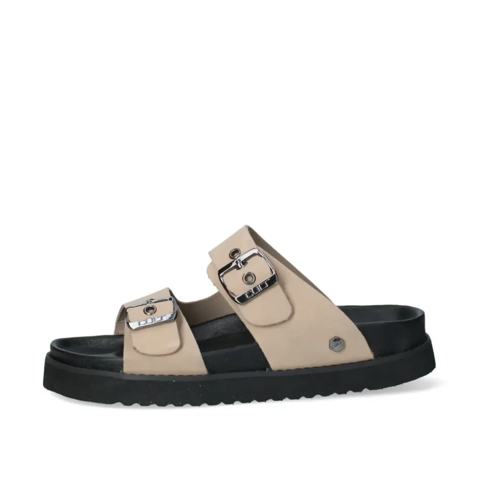 Ciabatte Uomo “Cult” CLM430500/501 Collezione Primavera/Estate 2025 – Nero/Taupe
