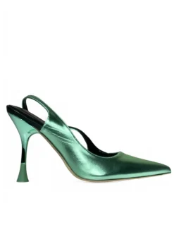 Dècolletè donna “Manufacture Dessai” V0475 Collezione Primavera/Estate 2025 – Argento/Verde