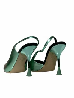 Dècolletè donna “Manufacture Dessai” V0475 Collezione Primavera/Estate 2025 – Argento/Verde