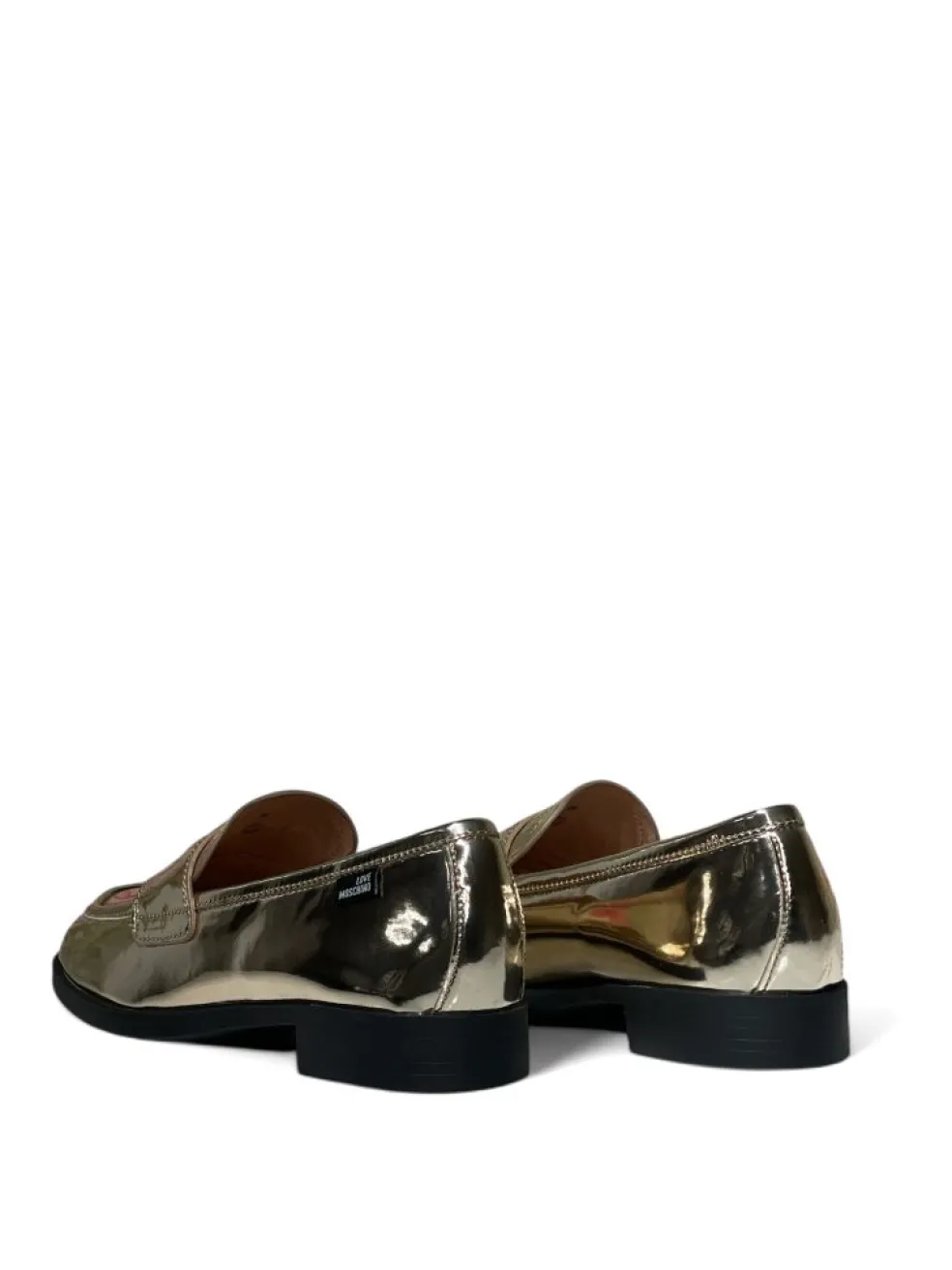 Mocassini donna “Love Moschino” JA10172G1LJE0900 specchio Collezione Autunno/Inverno 2024/2025 – Platino