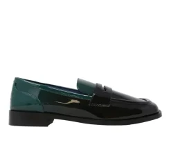 Mocassini donna “Pregunta” 2325014 Collezione Autunno/Inverno 2024/2025 – Nero e verde