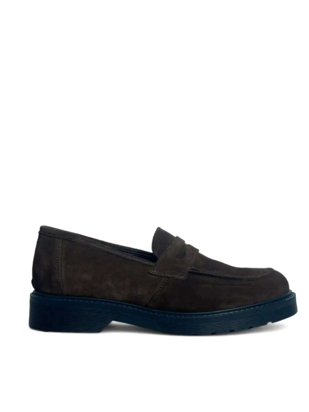 Mocassini Donna “Simone Parisi Milano” MOK-DOC Collezione Autunno/Inverno 2024/2025 Camoscio – Nero/Testa di moro