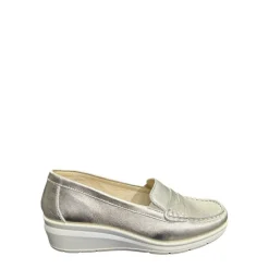 Mocassino Donna “Imac” 555290 Collezione Primavera/Estate 2025 – Beige/Blu