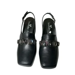 Sabot donna “Braccialini” BB59 Collezione Primavera/Estate 2025 con pietre – Nero