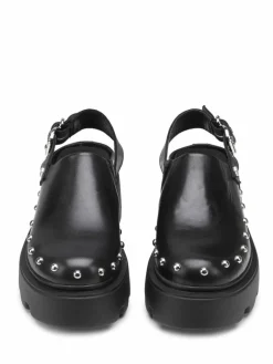 Sabot donna “Cult” CLW365900 Collezione Primavera/Estate 2025 con borchie – Nero