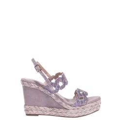 Sandali Con Zeppa donna “Menbur” 23064 Collezione Primavera/Estate 2025 – Grigio