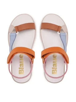 Sandali donna “Blauer” S3ELSIE07/LEA Collezione Primavera/Estate 2025 – Platino/Multicolor