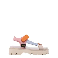 Sandali donna “Blauer” S3ELSIE07/LEA Collezione Primavera/Estate 2025 – Platino/Multicolor