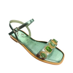 Sandali Donna “Braccialini” BB66 Collezione Primavera/Estate 2025 – Verde/Rosa