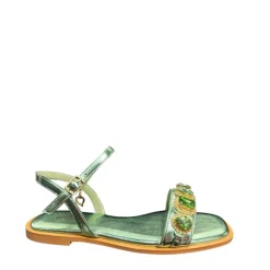 Sandali Donna “Braccialini” BB66 Collezione Primavera/Estate 2025 – Verde/Rosa