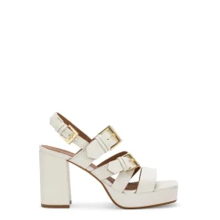Sandali Donna “Carmens”53258 Collezione Primavera/Estate 2025 – Bianco/Cuoio
