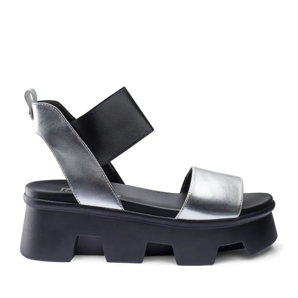 Sandali donna “Cult” CLE102943/944 Collezione Primavera/Estate 2025 – Argento e nero/Oro e platino