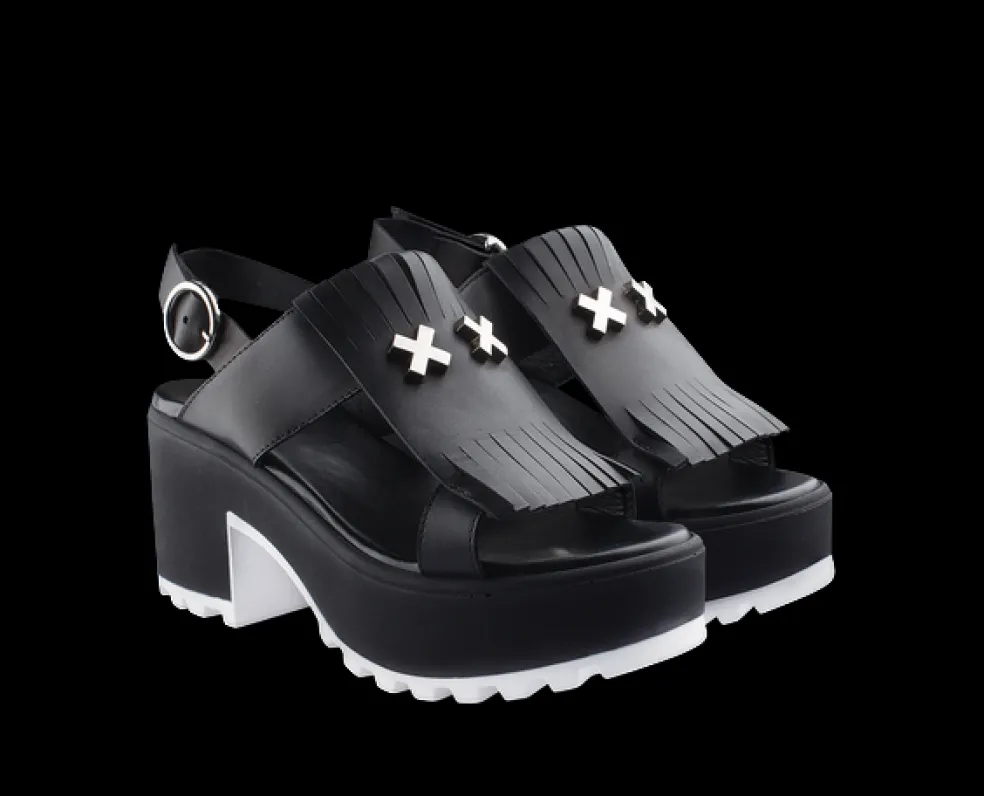 Sandali donna “Cult” CLE102968 Collezione Primavera/Estate 2025 – Nero
