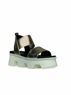 Sandali donna “Cult” CLE102943/944 Collezione Primavera/Estate 2025 – Argento e nero/Oro e platino
