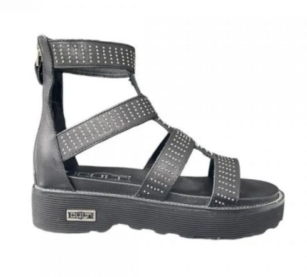 Sandali donna “Cult” CLW386900/902 Collezione Primavera/Estate 2025 – Nero/Caramel