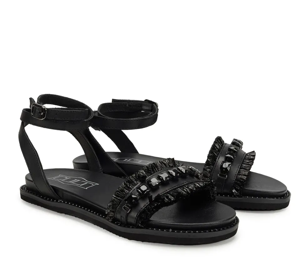 Sandali donna “Cult” CLW427600 Collezione Primavera/Estate 2025 – Nero