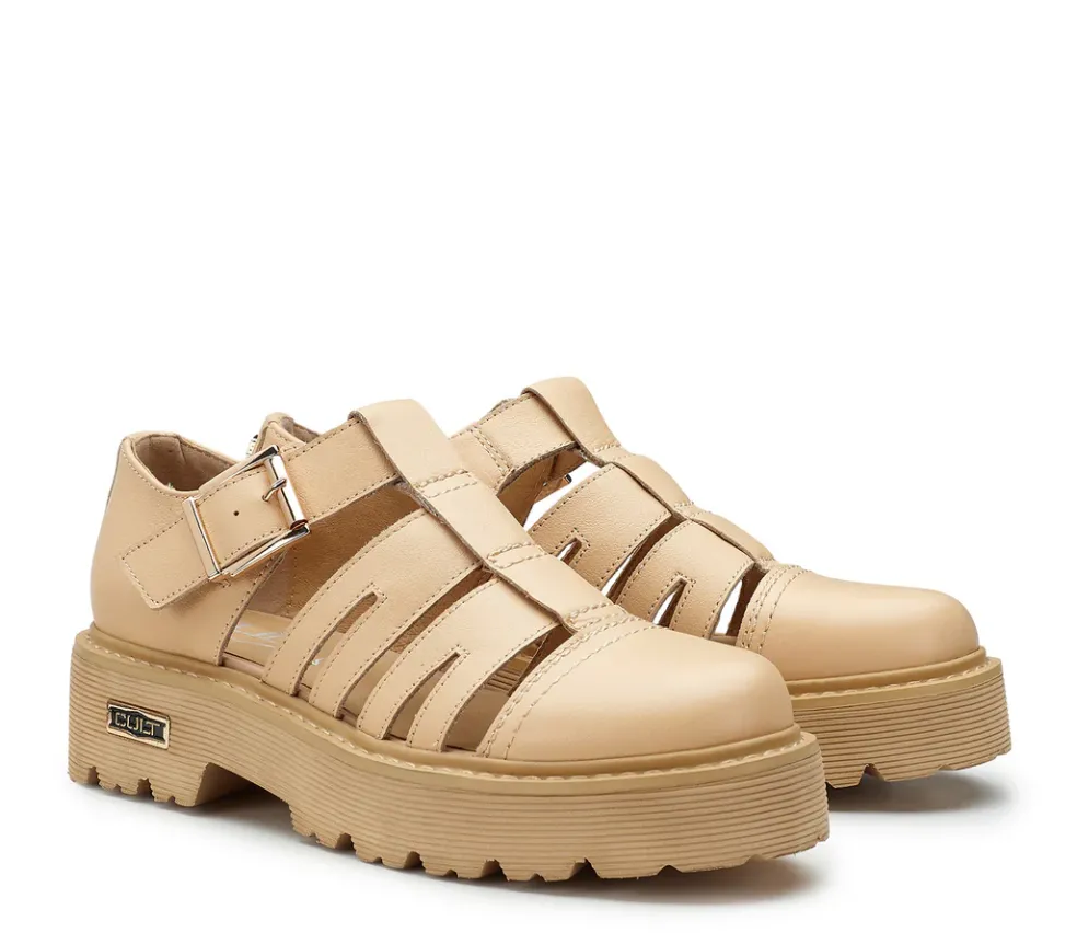 Sandali donna “Cult” CLW421000/001/002 Collezione Primavera/Estate 2025 – Nero/Beige/Caramel