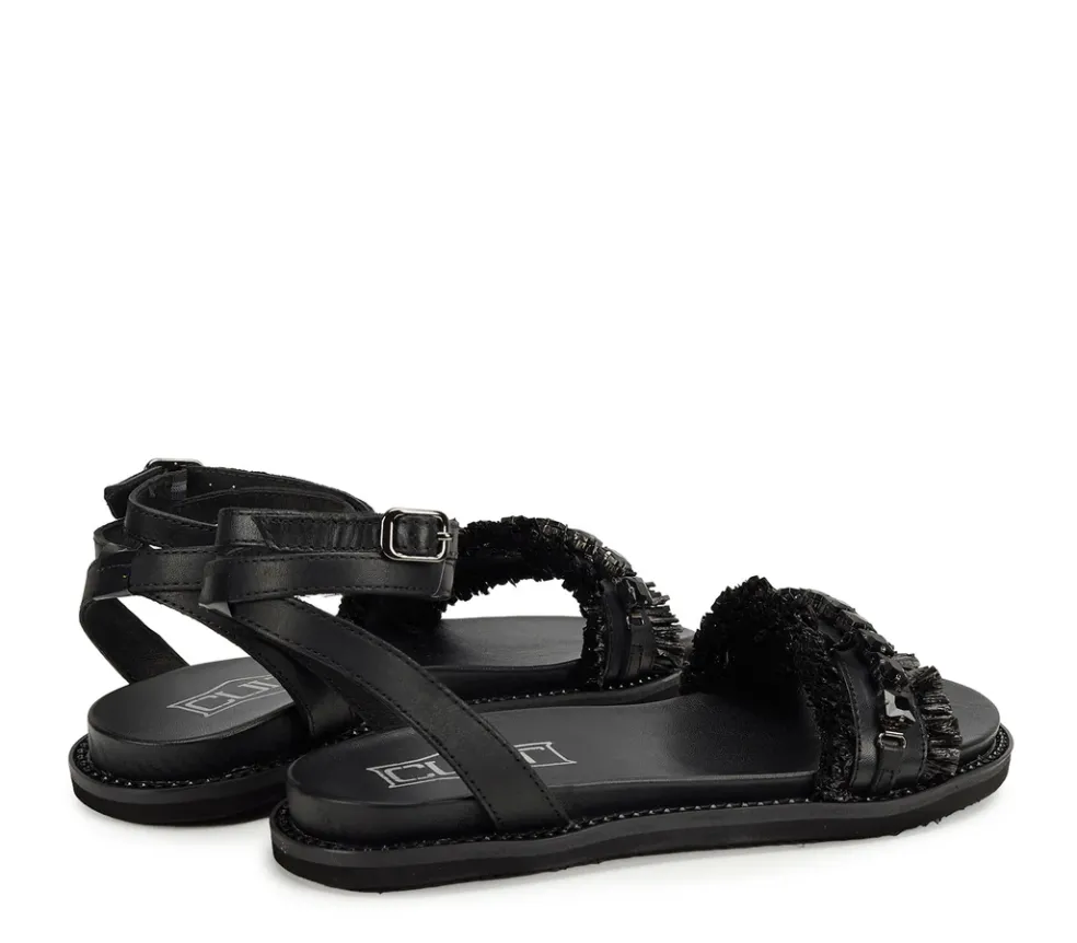 Sandali donna “Cult” CLW427600 Collezione Primavera/Estate 2025 – Nero