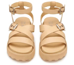 Sandali donna “Cult” CLW344200/201 Collezione Primavera/Estate 2025 – Nero/Caramel