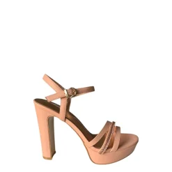 Sandali Donna “Luciano Barachini” NL291C Collezione Primavera/Estate 2025 – Rosa Cipria/Nero