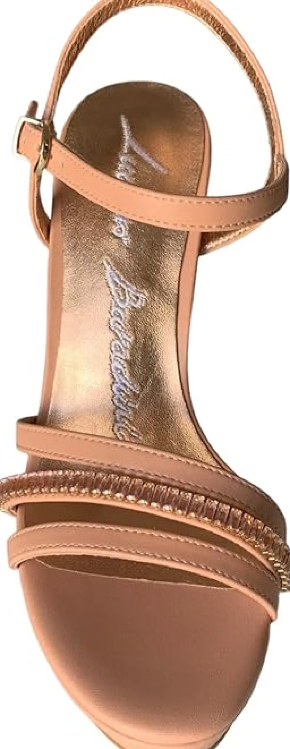 Sandali Donna “Luciano Barachini” NL291C Collezione Primavera/Estate 2025 – Rosa Cipria/Nero