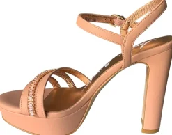 Sandali Donna “Luciano Barachini” NL291C Collezione Primavera/Estate 2025 – Rosa Cipria/Nero