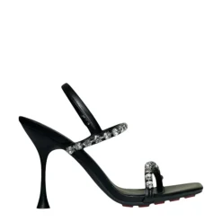 Sandali donna “Manufacture Dessai” VO584 Collezione Primavera/Estate 2025 – Nero e giallo/Nero e argento/Nero