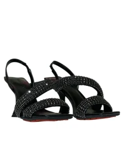 Sandali donna “Manufacture Dessai” VO634 Collezione Primavera/Estate 2025 – Nero