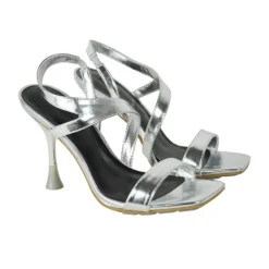 Sandali donna “Manufacture Dessai” V0573 Collezione Primavera/Estate 2025 Laminato – Platino/Argento