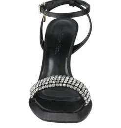 Sandali donna “Manufacture Dessai” VO599 Collezione Primavera/Estate 2025 – Nero e giallo/Nero e argento